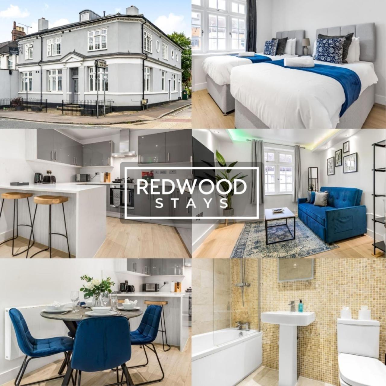 1 Bed 1 Bath Town Center Apartments For Corporates & Contractors, Wifi, Netflix And Parking On Selected Units By Redwood Stays Алдерсхот Экстерьер фото